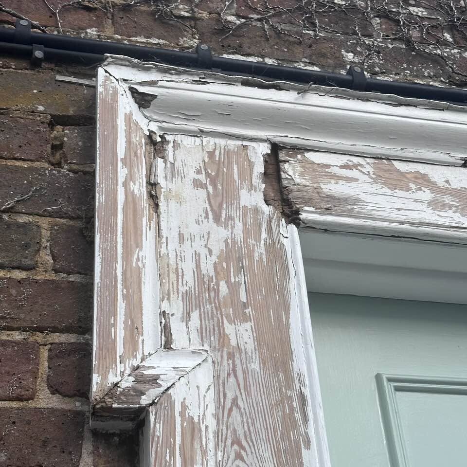 Frame repair, before